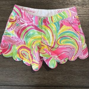 Lilly Pulitzer All Nighter Buttercup Shorts sz 000